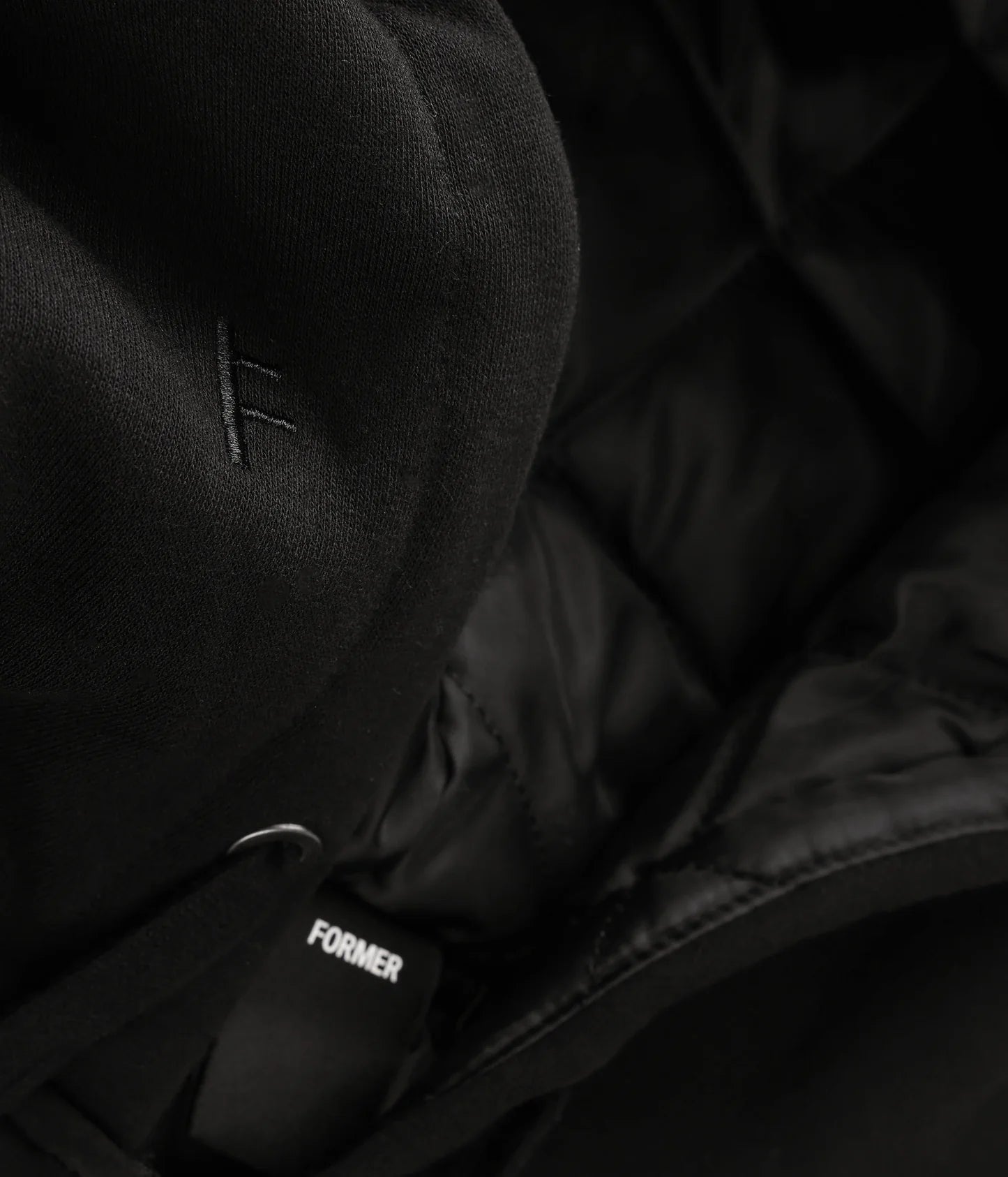 GLOBAL MIND LINED ZT HOOD // BLACK