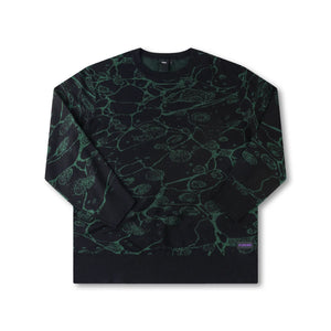 GLOBAL MIND CREW KNIT // BLACK