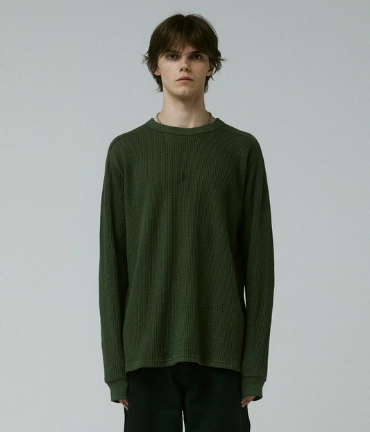 FRANCHISE WAFFLE LS T-SHIRT // SURPLUS