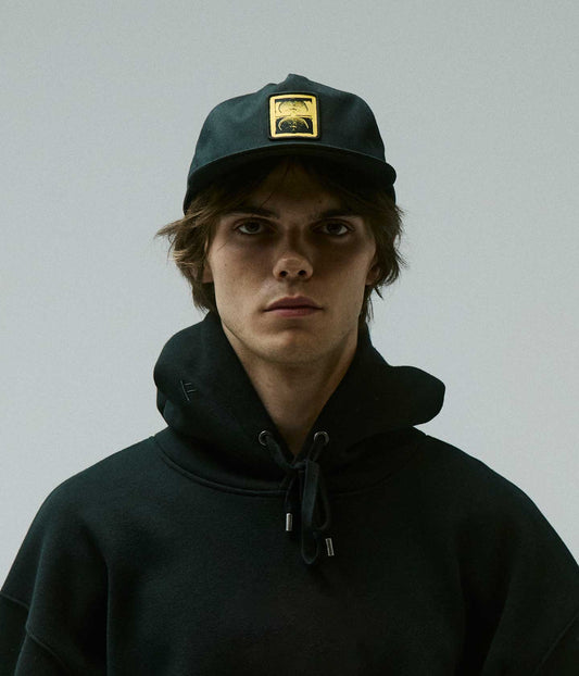 CRUX PATCH CAP // BLACK/YELLOW