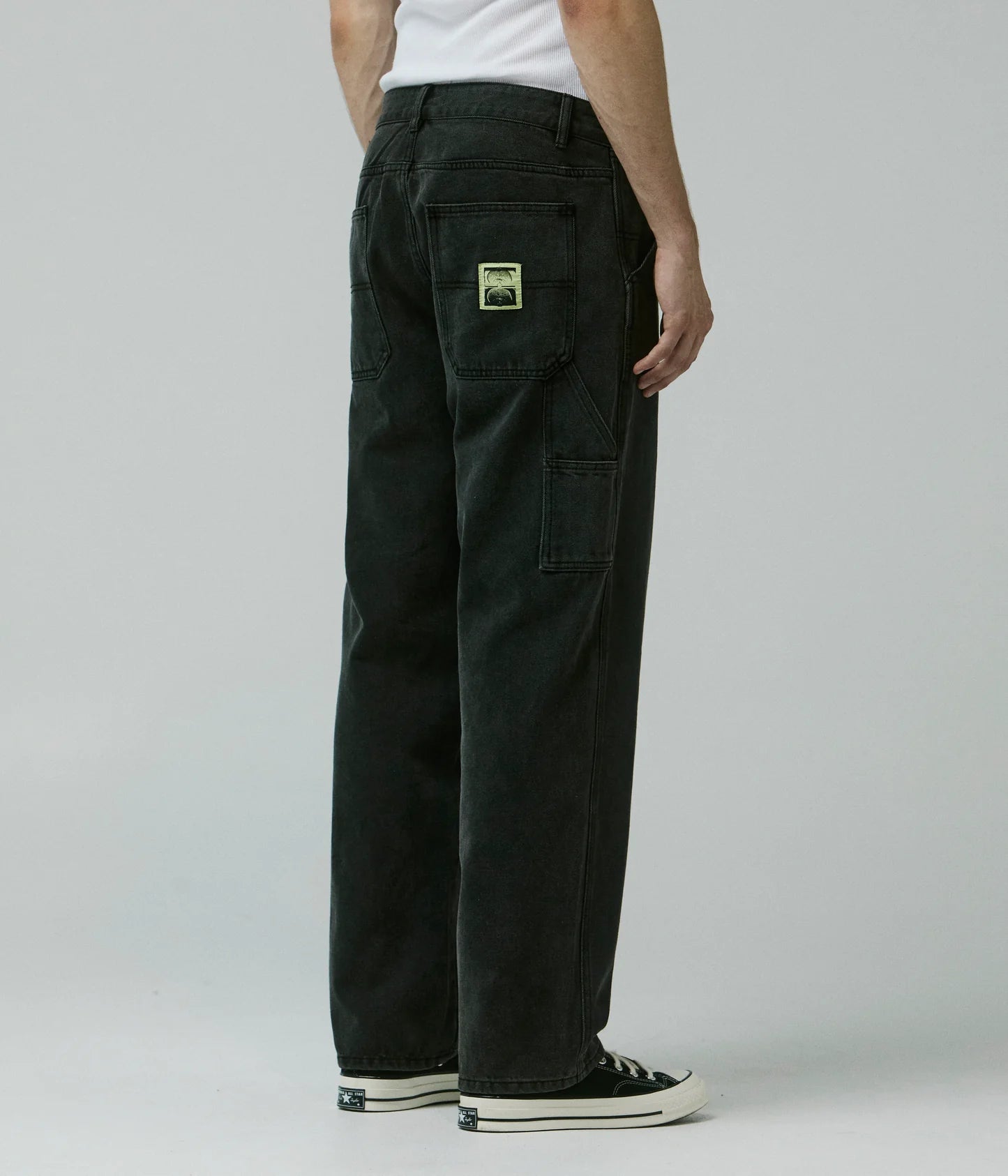 VT DISTEND DENIM CARPENTER PANT // WASHED BLACK