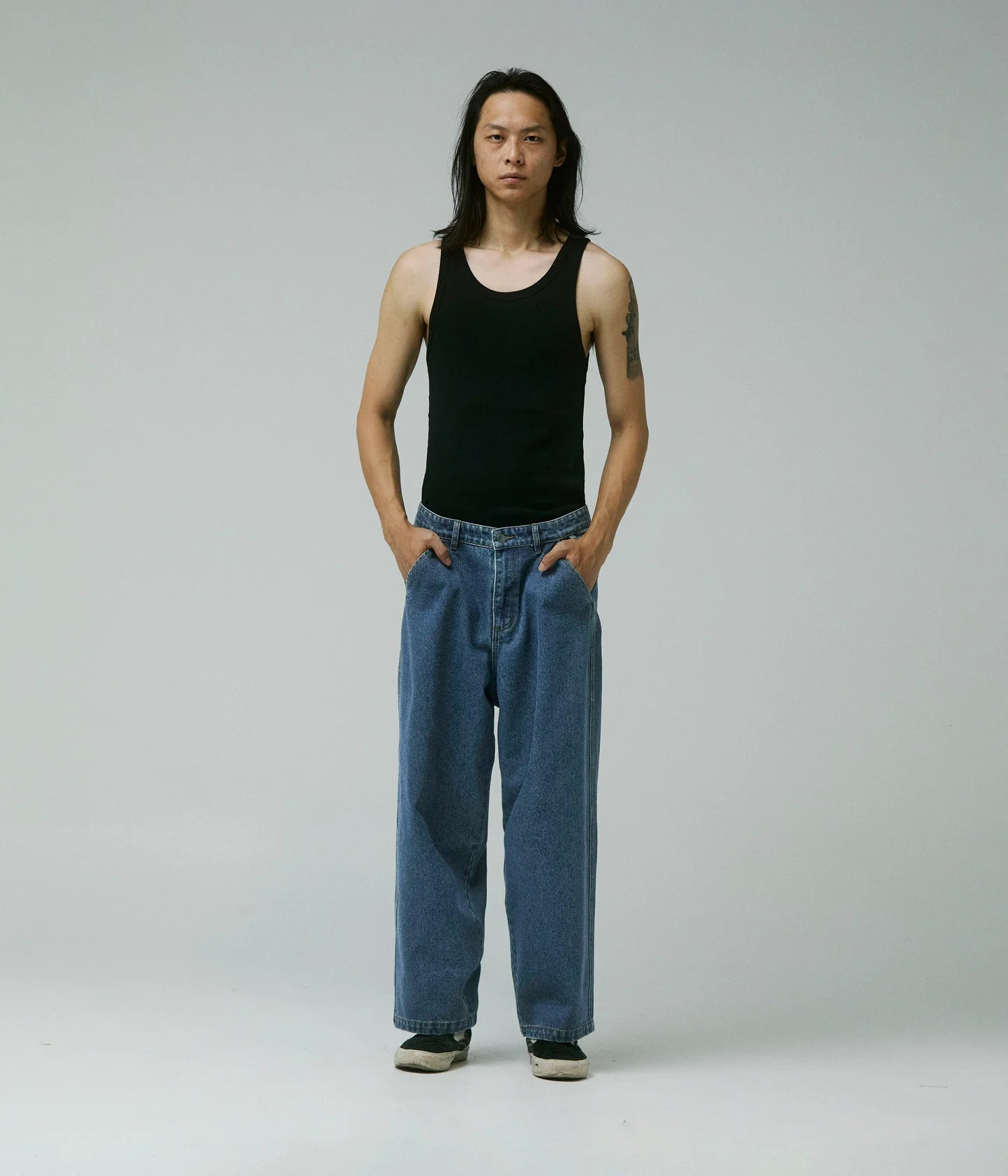REYNOLDS FLATLINE DENIM PANT // DARK BLUE