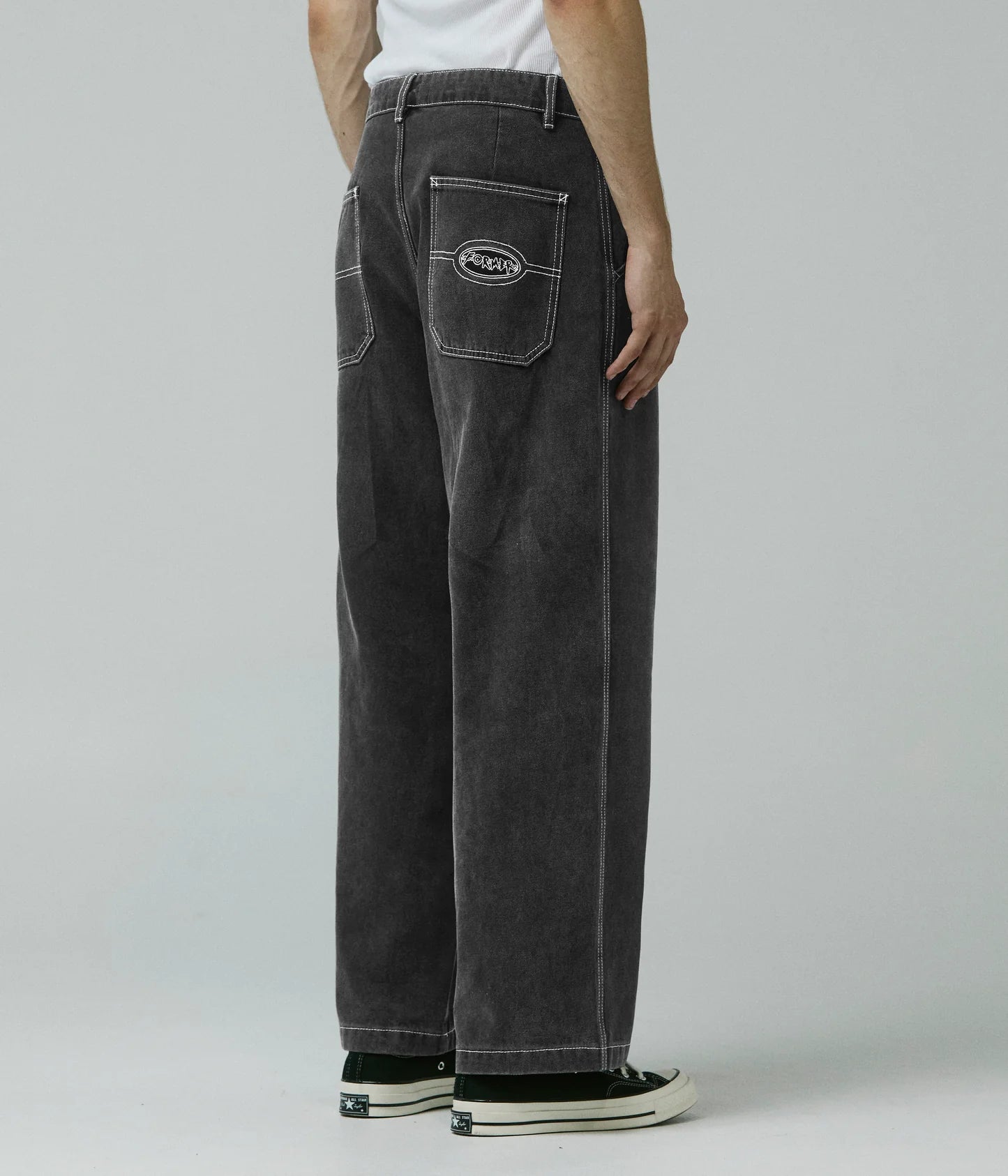 REYNOLDS FLATLINE DENIM PANT // WASHED BLACK