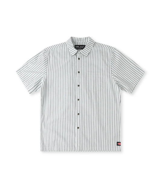 REYNOLDS STRIPE SS SHIRT // BONE