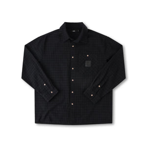 CRUX FLANNEL LS SHIRT // BLACK