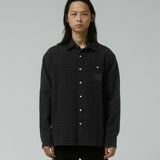 CRUX FLANNEL LS SHIRT // BLACK