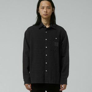 CRUX FLANNEL LS SHIRT // BLACK