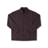 VIVIAN CHECK LS SHIRT // NAVY