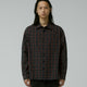 VIVIAN CHECK LS SHIRT // NAVY