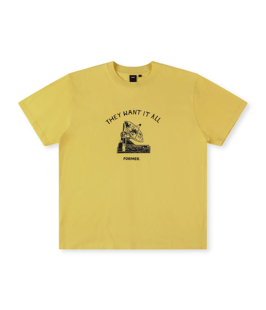 SATELITE T-SHIRT // SAFFRON
