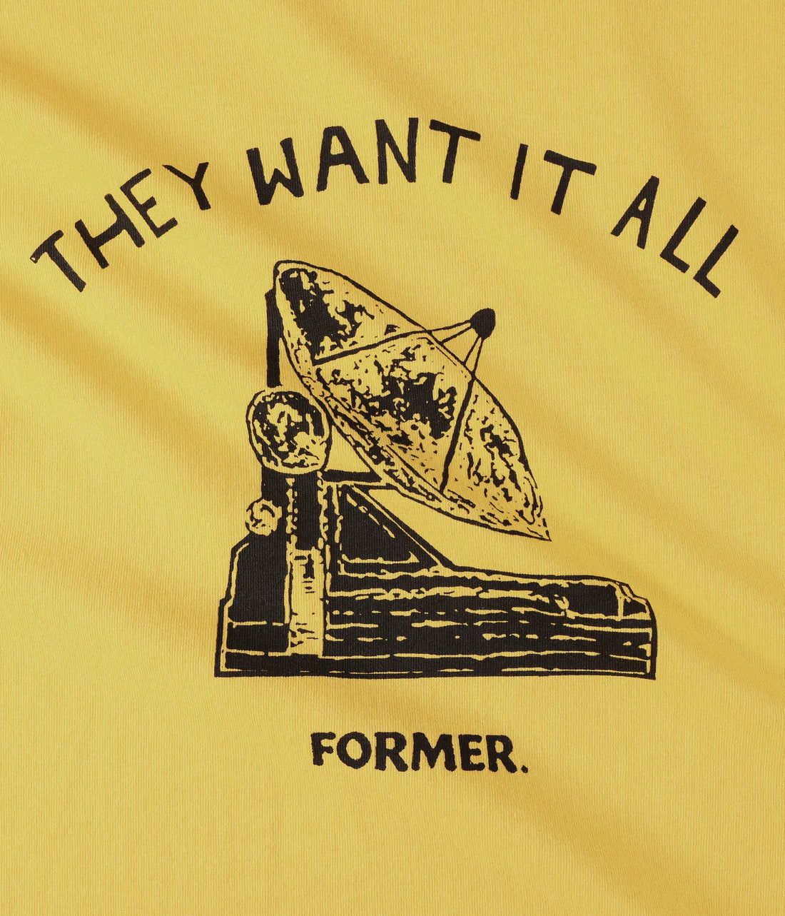 SATELITE T-SHIRT // SAFFRON