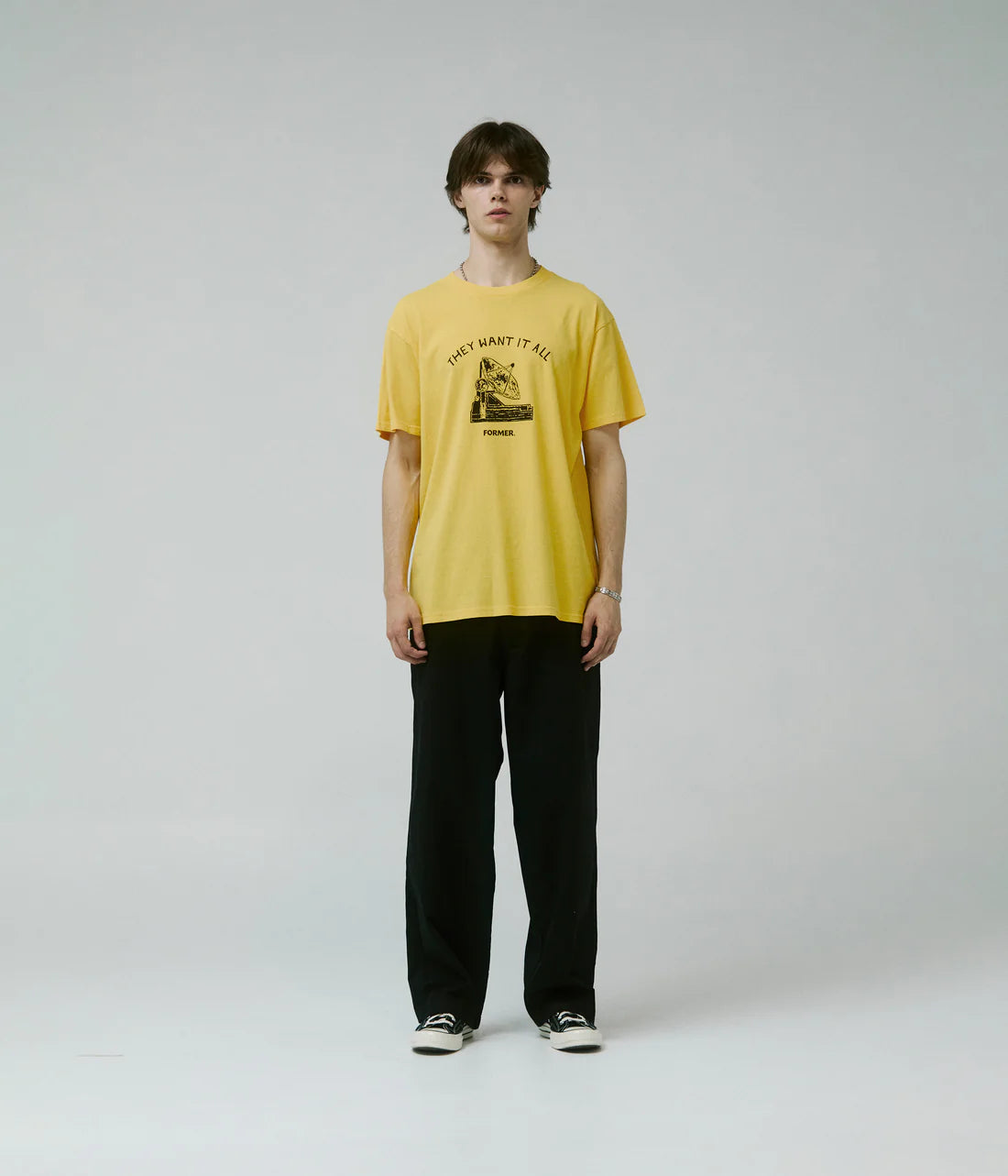 SATELITE T-SHIRT // SAFFRON