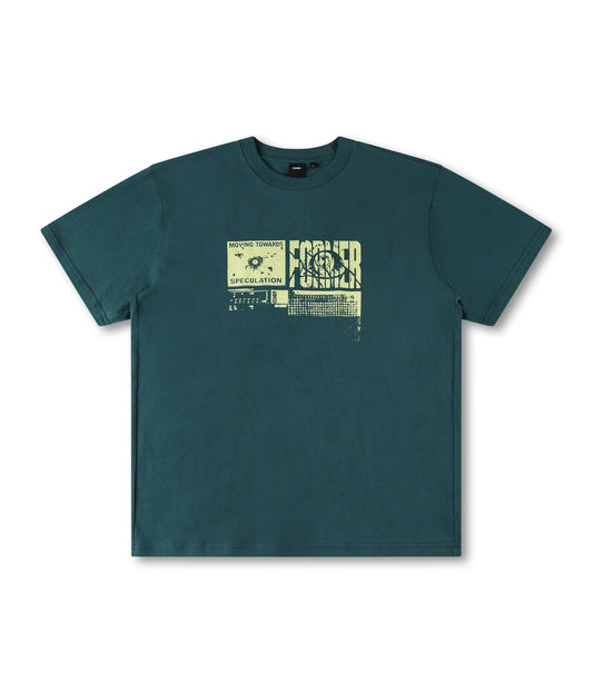 FLUSTER T-SHIRT // PETROL