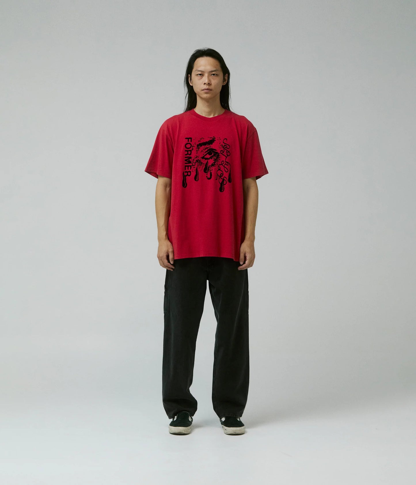 WEEPING ORGAN OF SIGHT T-SHIRT // WASHED RED