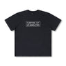 ACTION T-SHIRT // WASHED BLACK