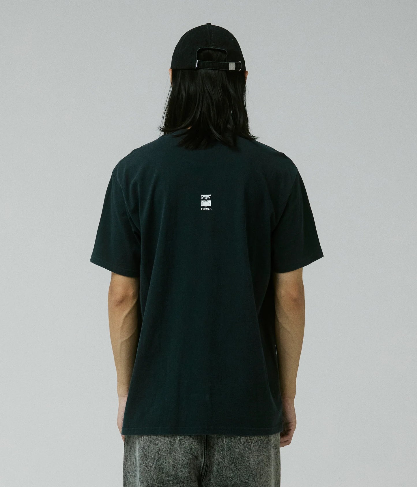 ACTION T-SHIRT // WASHED BLACK