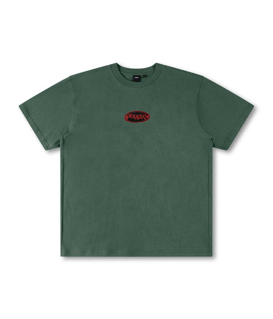 FLATLINE T-SHIRT // WASHED GREEN