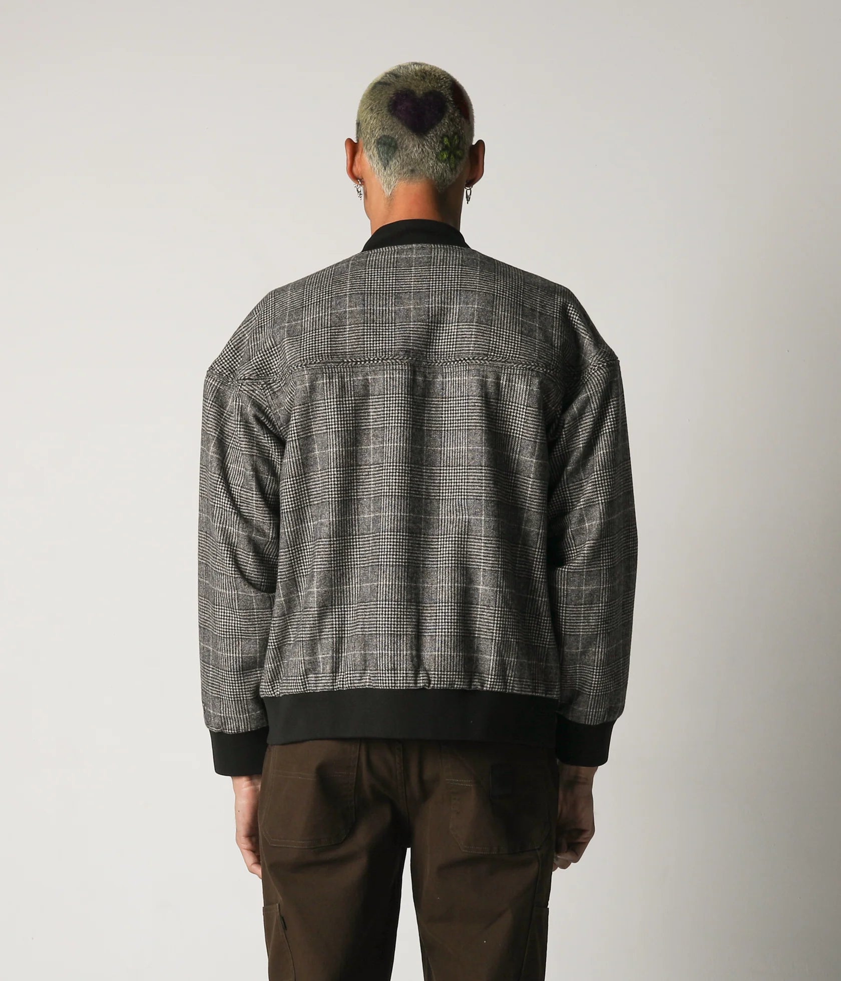VT CHECK BOMBER JACKET // GREY CHECK – FORMER MERCHANDISE VT CHECK BOMBER JACKET // GREY CHECK – FORMER MERCHANDISE