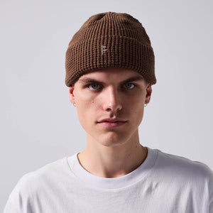 FRANCHISE WAFFLE BEANIE // PEACAN