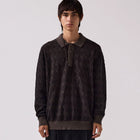 EXPANSION KNIT POLO // BROWN