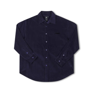VIVIAN CORD LS SHIRT // NAVY