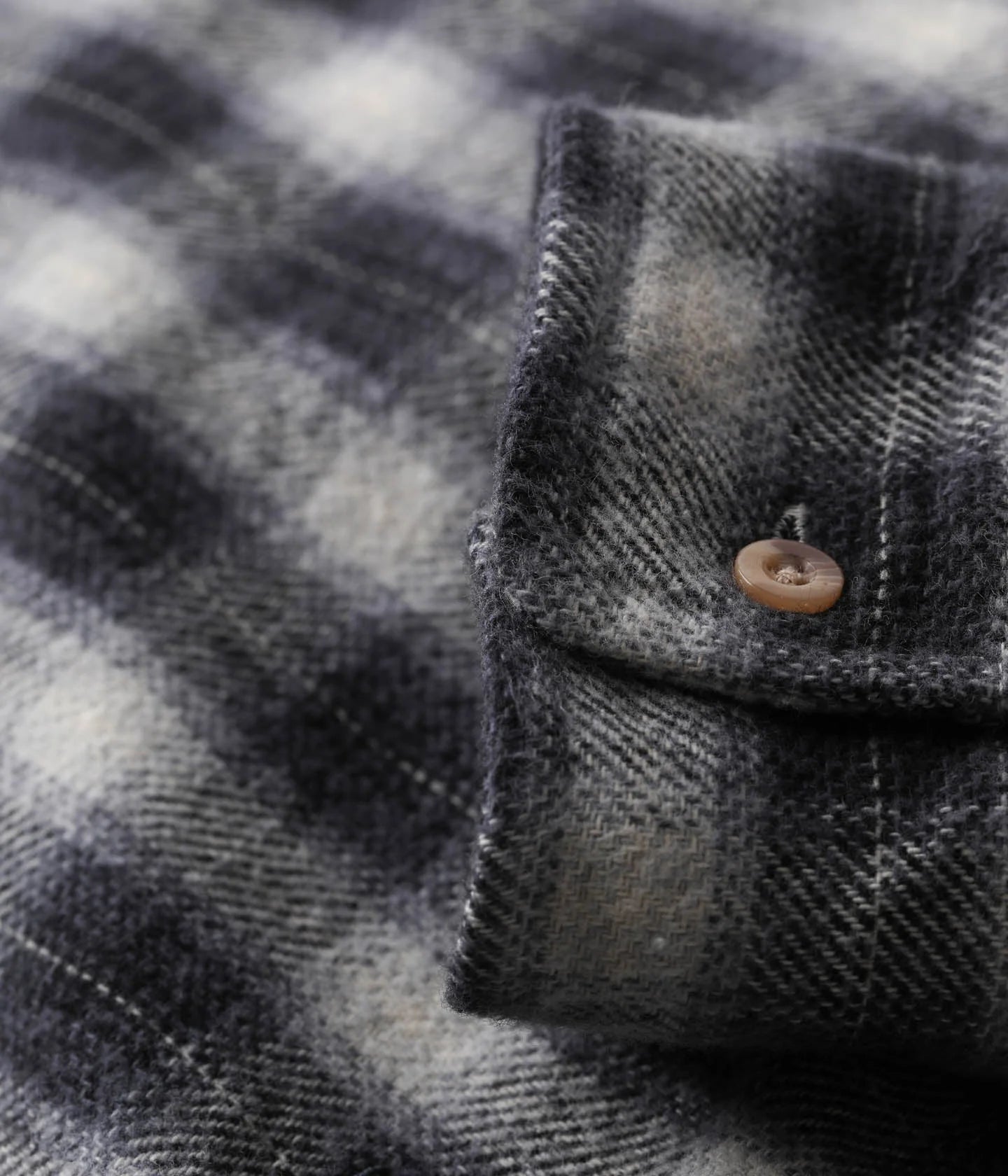 MANNERS PLAID LS SHIRT // BLACK