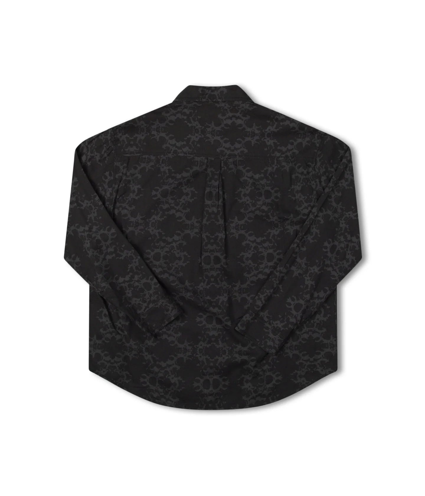 VIVIAN ORNATE LS SHIRT // BLACK/GREY