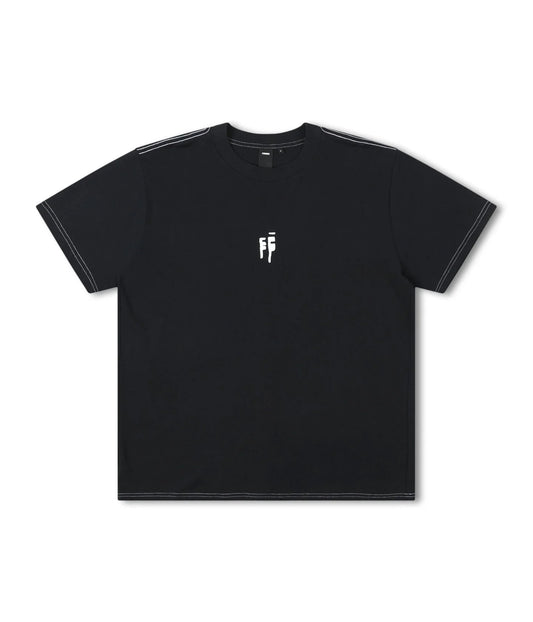 SKEWER OVERSIZED T-SHIRT // BLACK