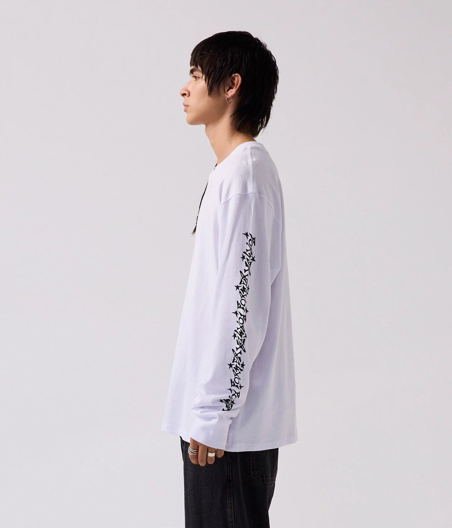 ASTRO LS HEAVYWEIGHT T-SHIRT // WHITE