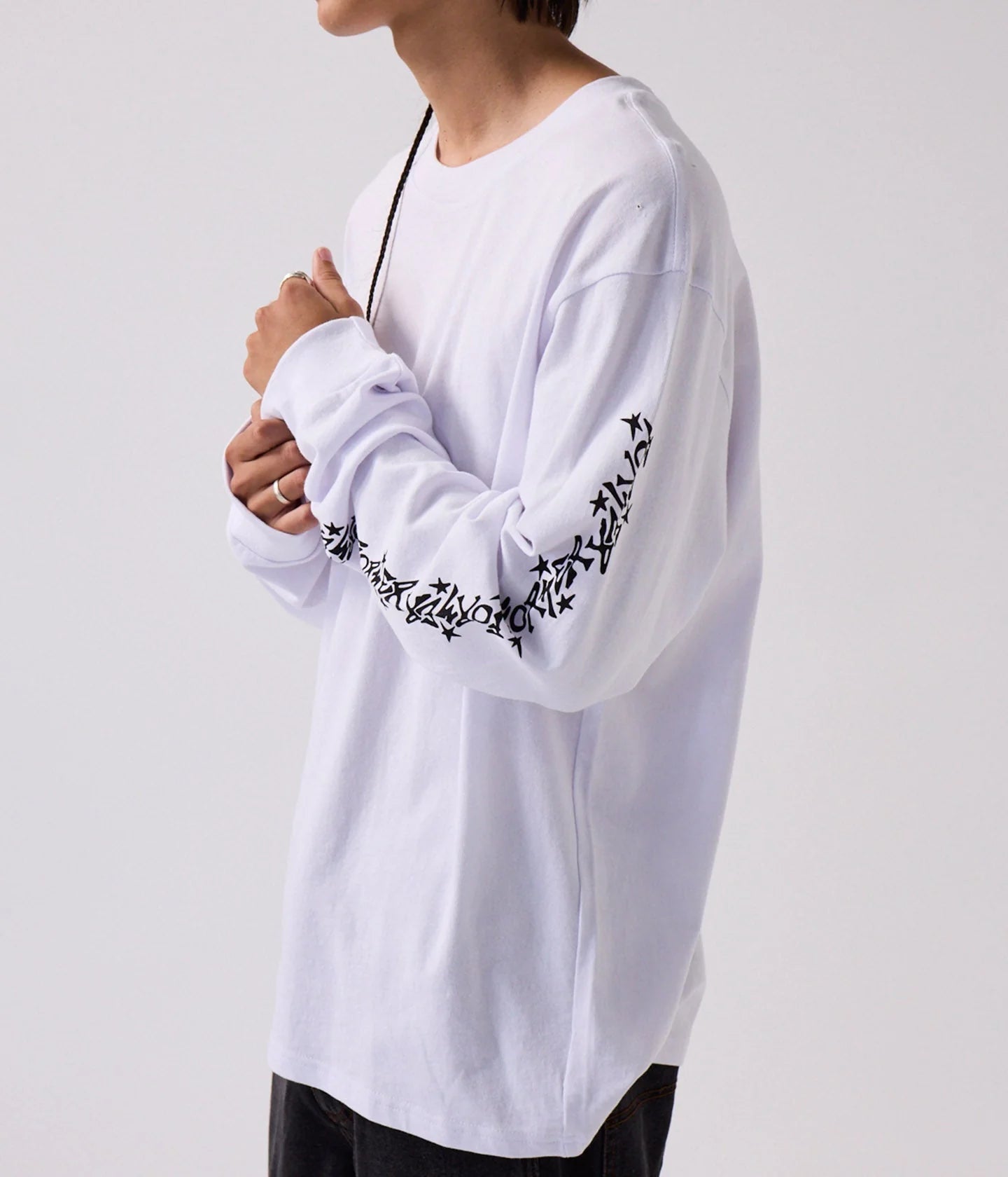 ASTRO LS HEAVYWEIGHT T-SHIRT // WHITE