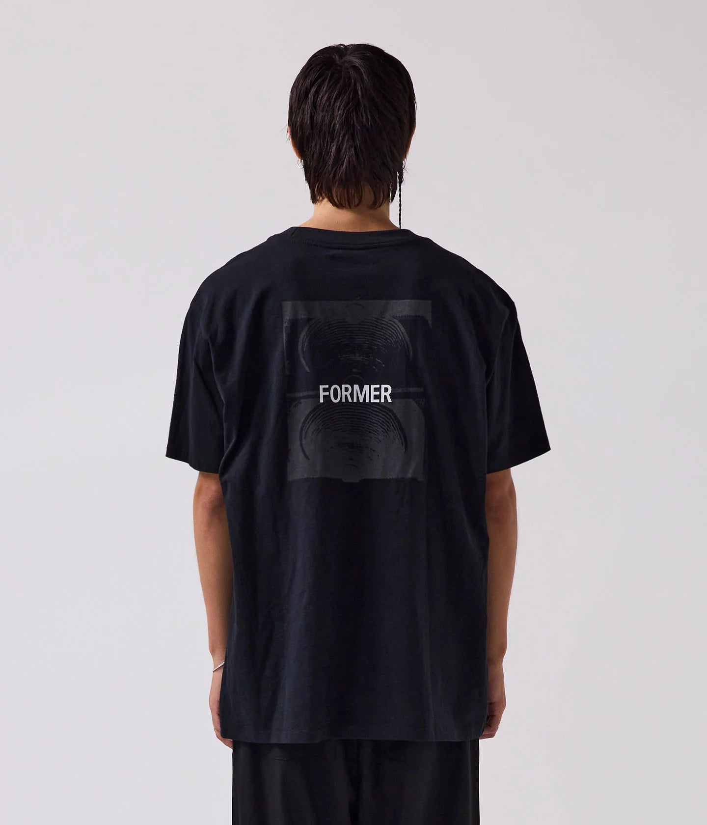 TWO-TONE CRUX T-SHIRT // BLACK