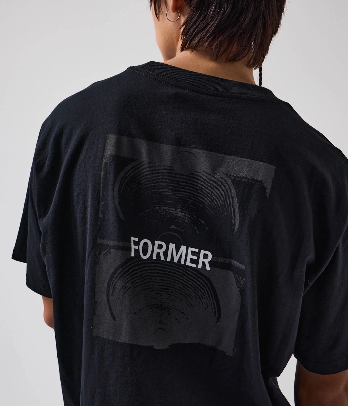 TWO-TONE CRUX T-SHIRT // BLACK