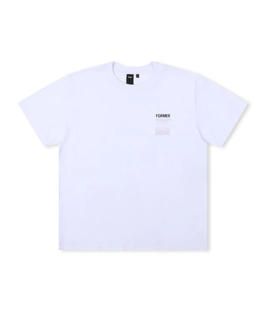 TWO-TONE CRUX T-SHIRT // WHITE