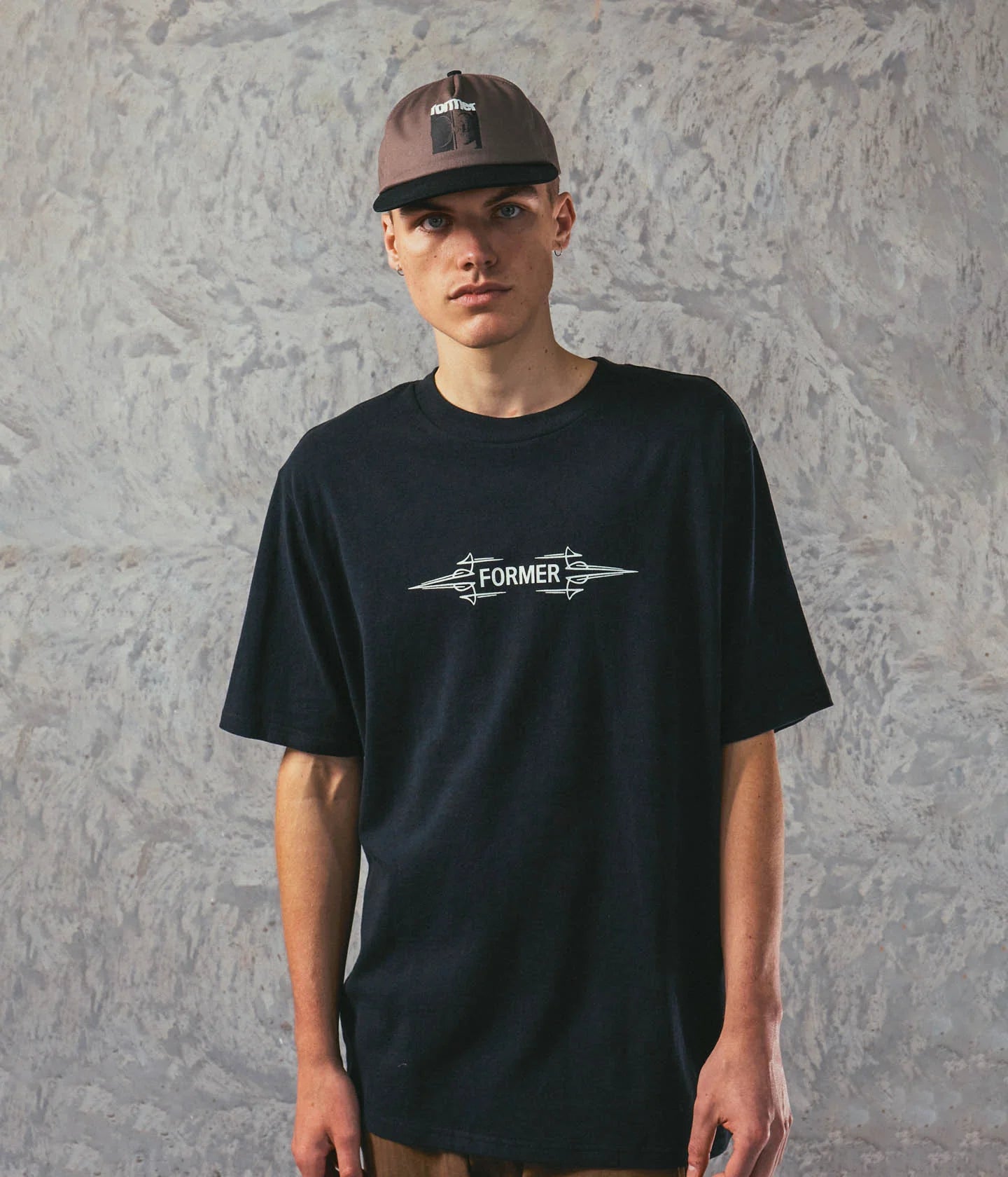 CHROME B.HOWARD T-SHIRT // BLACK