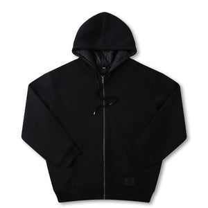 CRUX ZIP-THRU LINED HOOD // BLACK