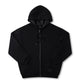 CRUX ZIP-THRU LINED HOOD // BLACK