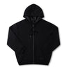 CRUX ZIP-THRU LINED HOOD // BLACK
