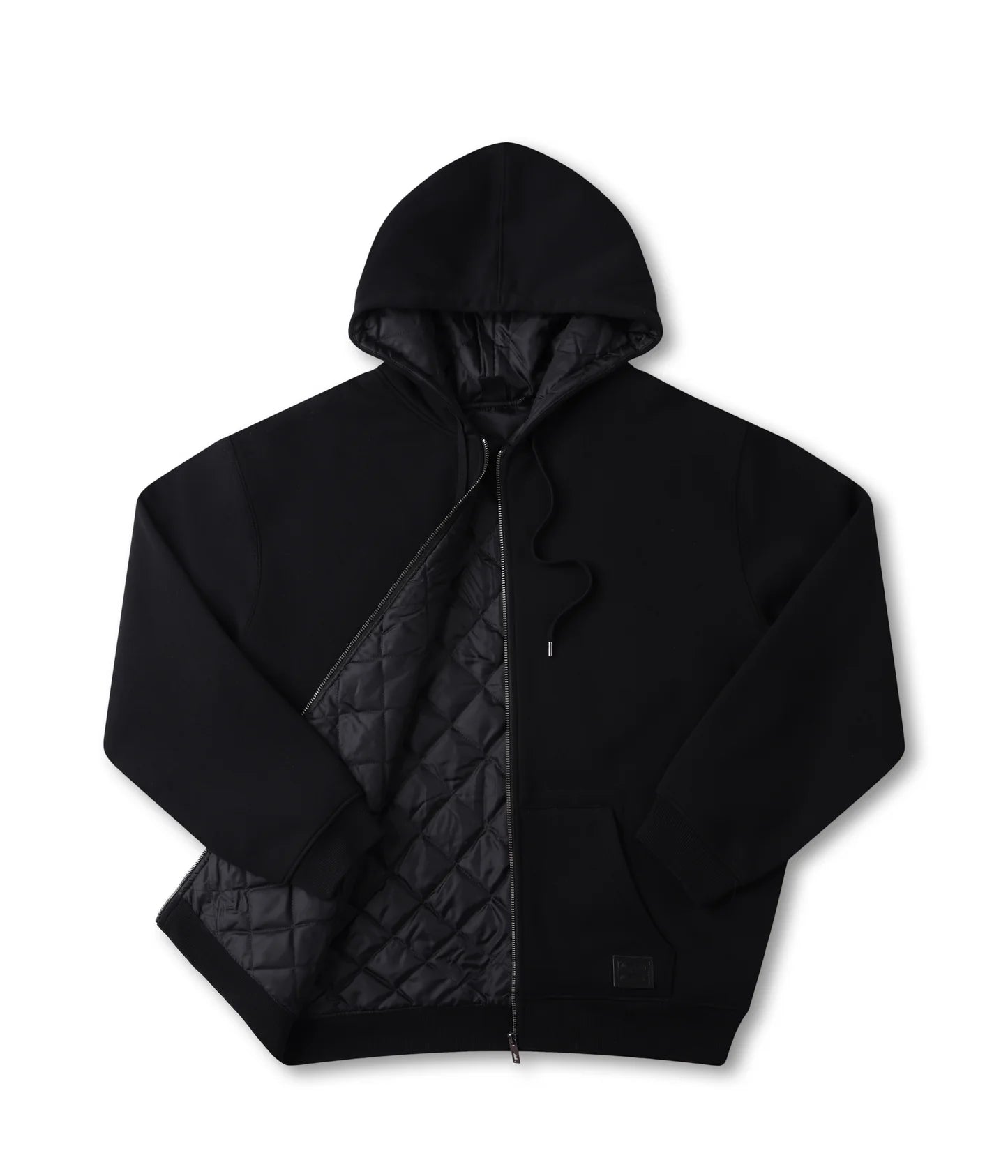 CRUX ZIP-THRU LINED HOOD // BLACK