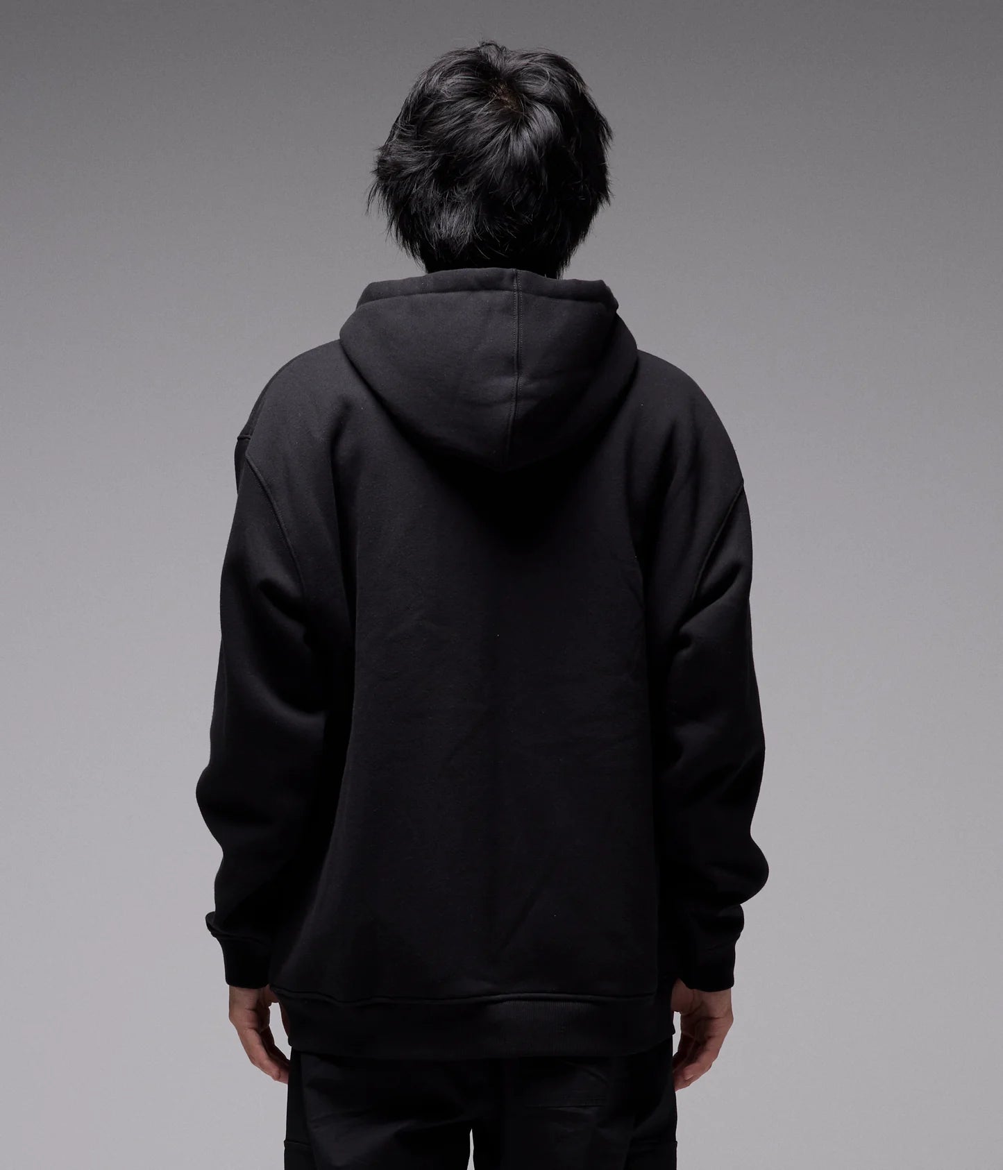 CRUX ZIP-THRU LINED HOOD // BLACK