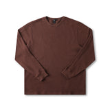 FRANCHISE WAFFLE LS T-SHIRT // CHOC