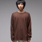FRANCHISE WAFFLE LS T-SHIRT // CHOC