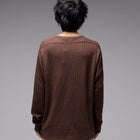 FRANCHISE WAFFLE LS T-SHIRT // CHOC