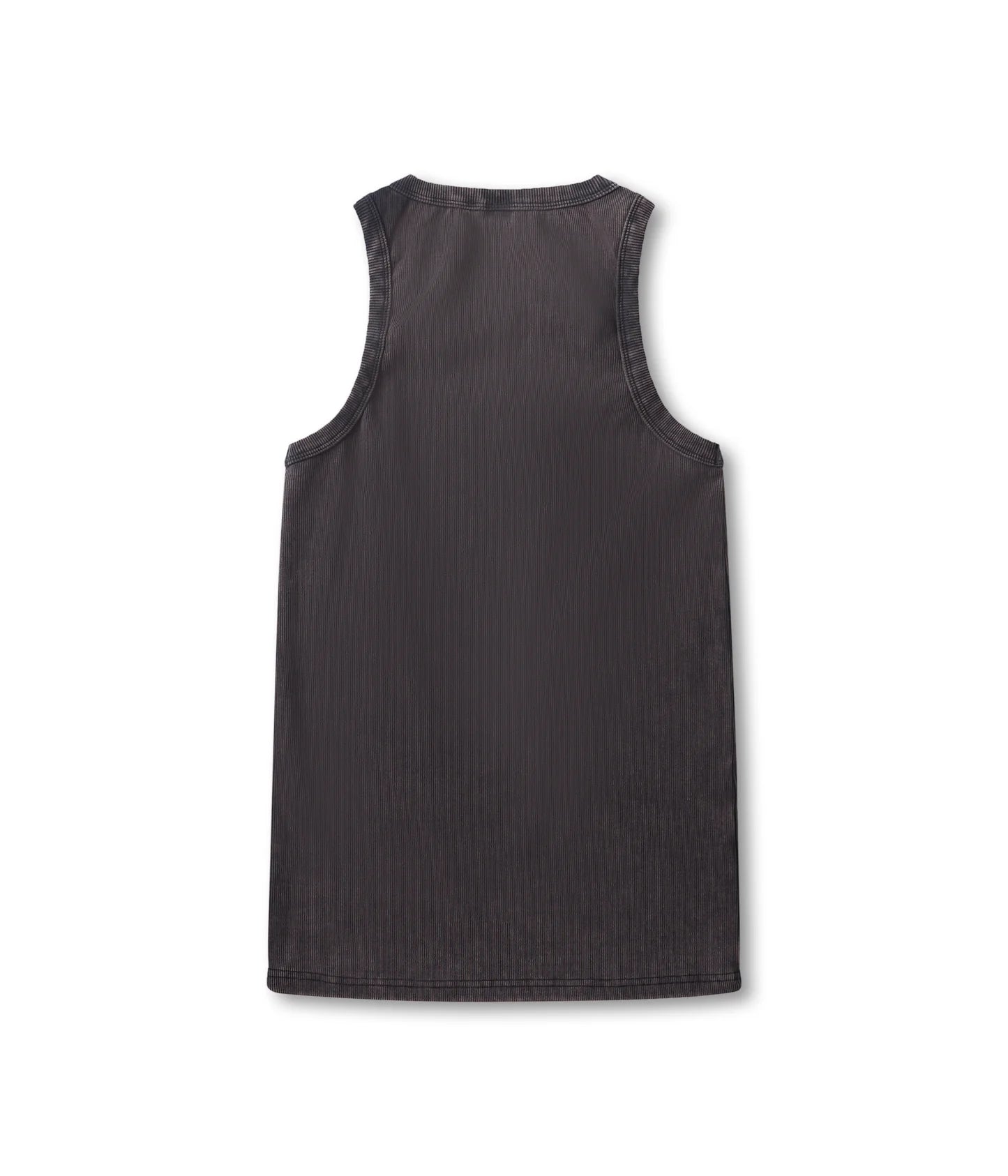ACID RIB SINGLET // WASHED BLACK
