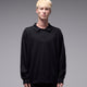FRANCHISE LS KNIT POLO // BLACK