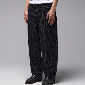 TURMOIL DISTEND PANT // BLACK