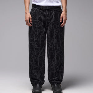 TURMOIL DISTEND PANT // BLACK