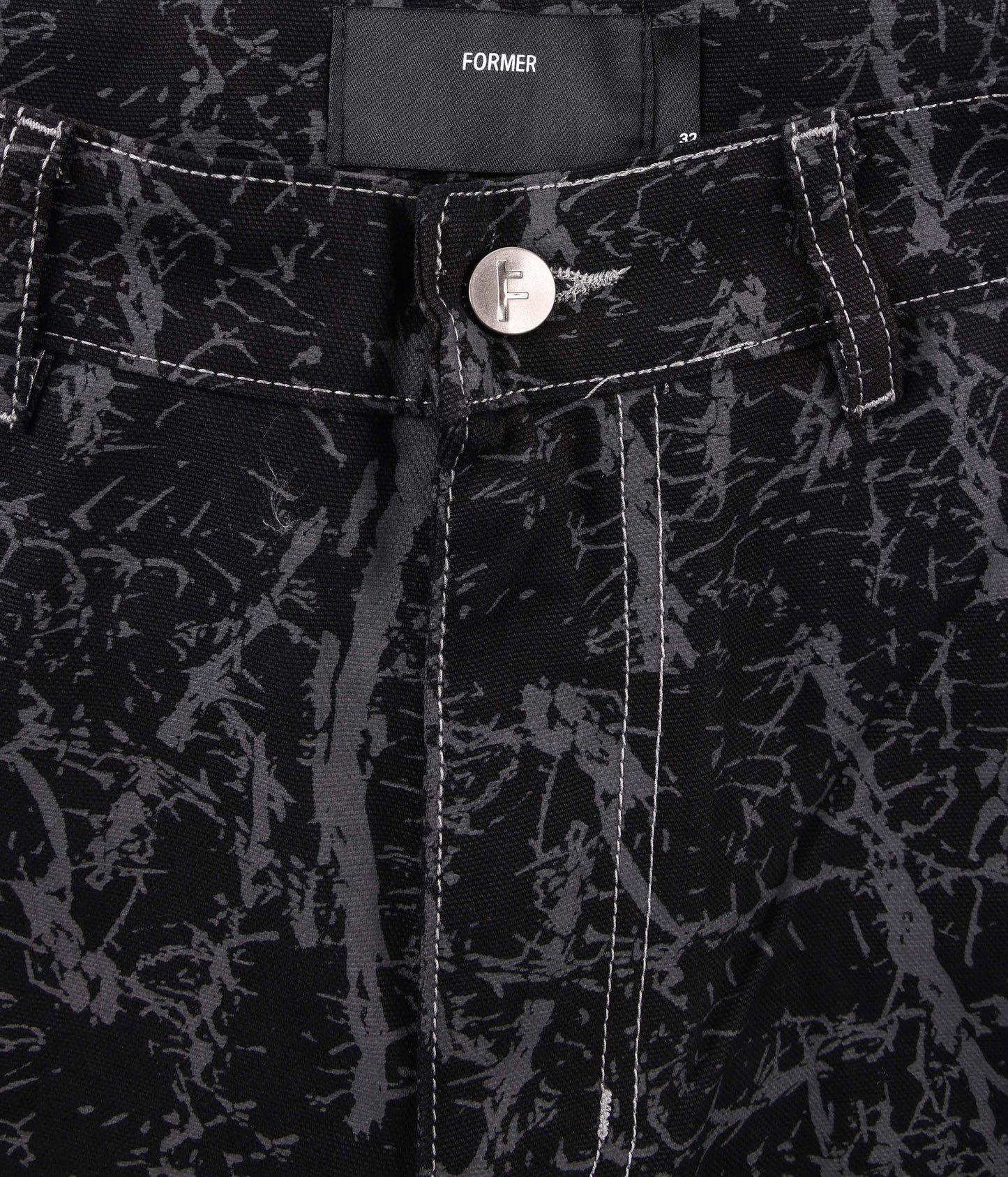 TURMOIL DISTEND PANT // BLACK