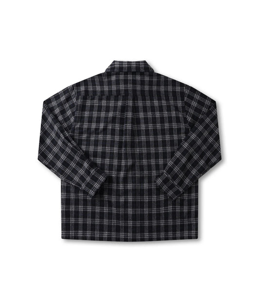 VIVIAN FLANNEL LS SHIRT // BLACK