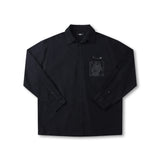 VIVIAN TURMOIL LS SHIRT // BLACK