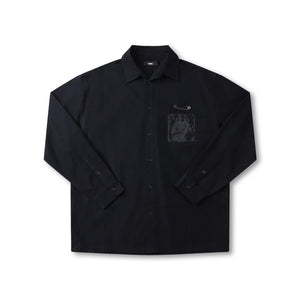 VIVIAN TURMOIL LS SHIRT // BLACK